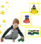 Carros Armables Juguete Set x4 Niños Didáctico - Miniatura 1