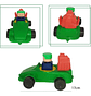 Carros Armables Juguete Set x4 Niños Didáctico - Miniatura 2
