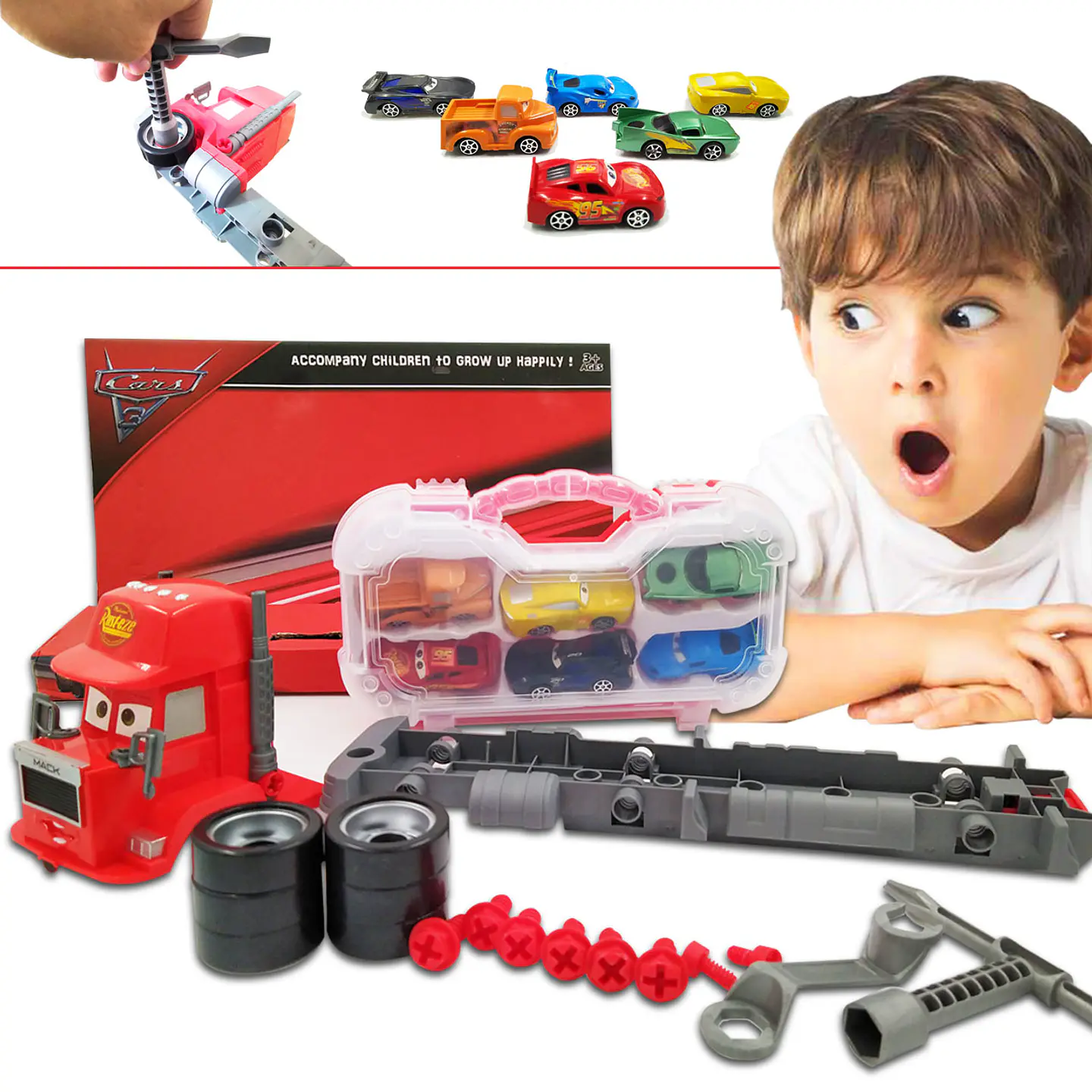 Cars Rayo Mcqueen Niñera Juguete Jugueteria didáctico niños PUB 4