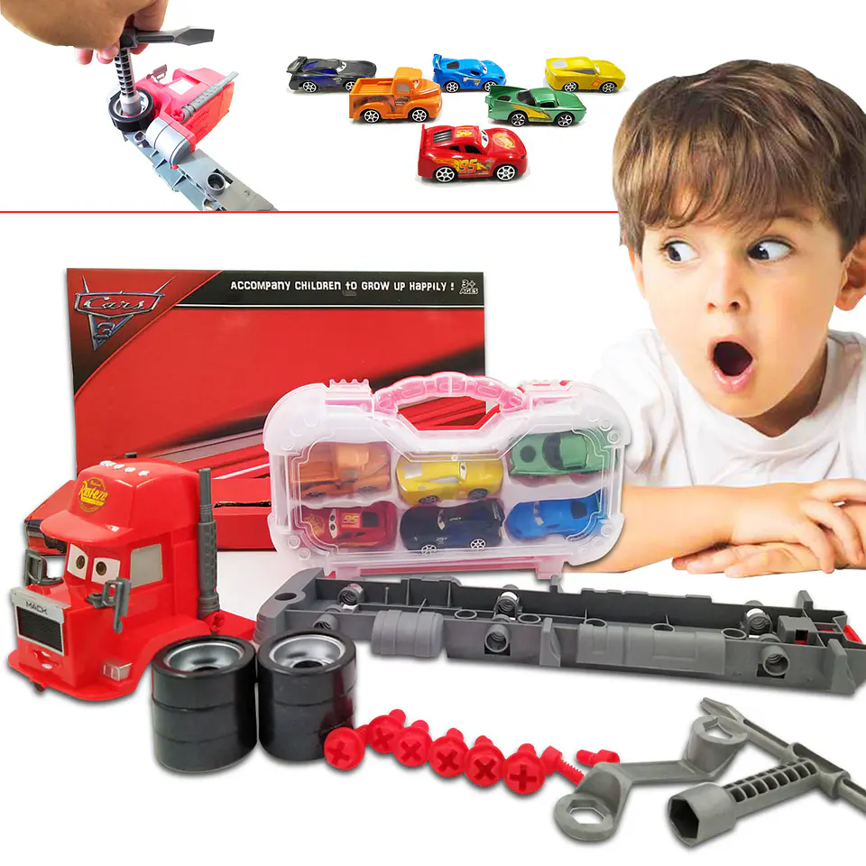 Cars Rayo Mcqueen Niñera Juguete Jugueteria didáctico niños PUB 4