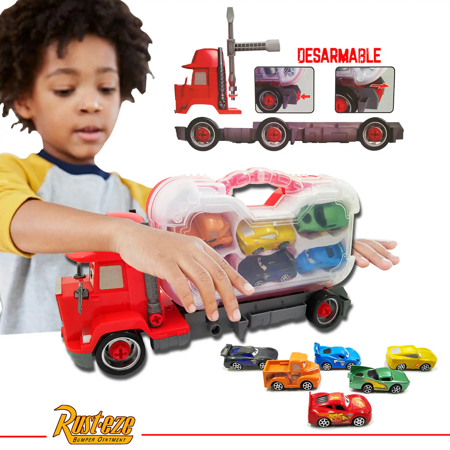 Cars Rayo Mcqueen Niñera Juguete Jugueteria didáctico niños PUB 3