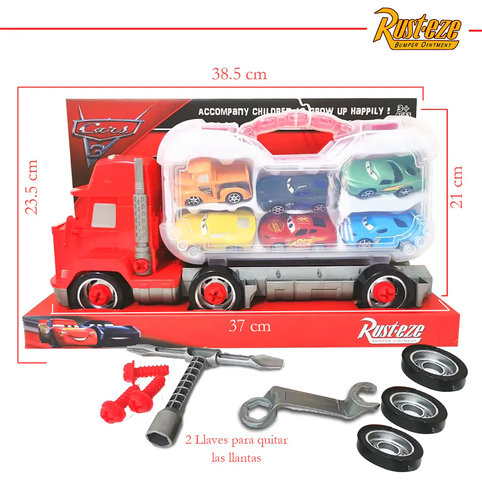 Cars Rayo Mcqueen Niñera Juguete Jugueteria didáctico niños PUB 1