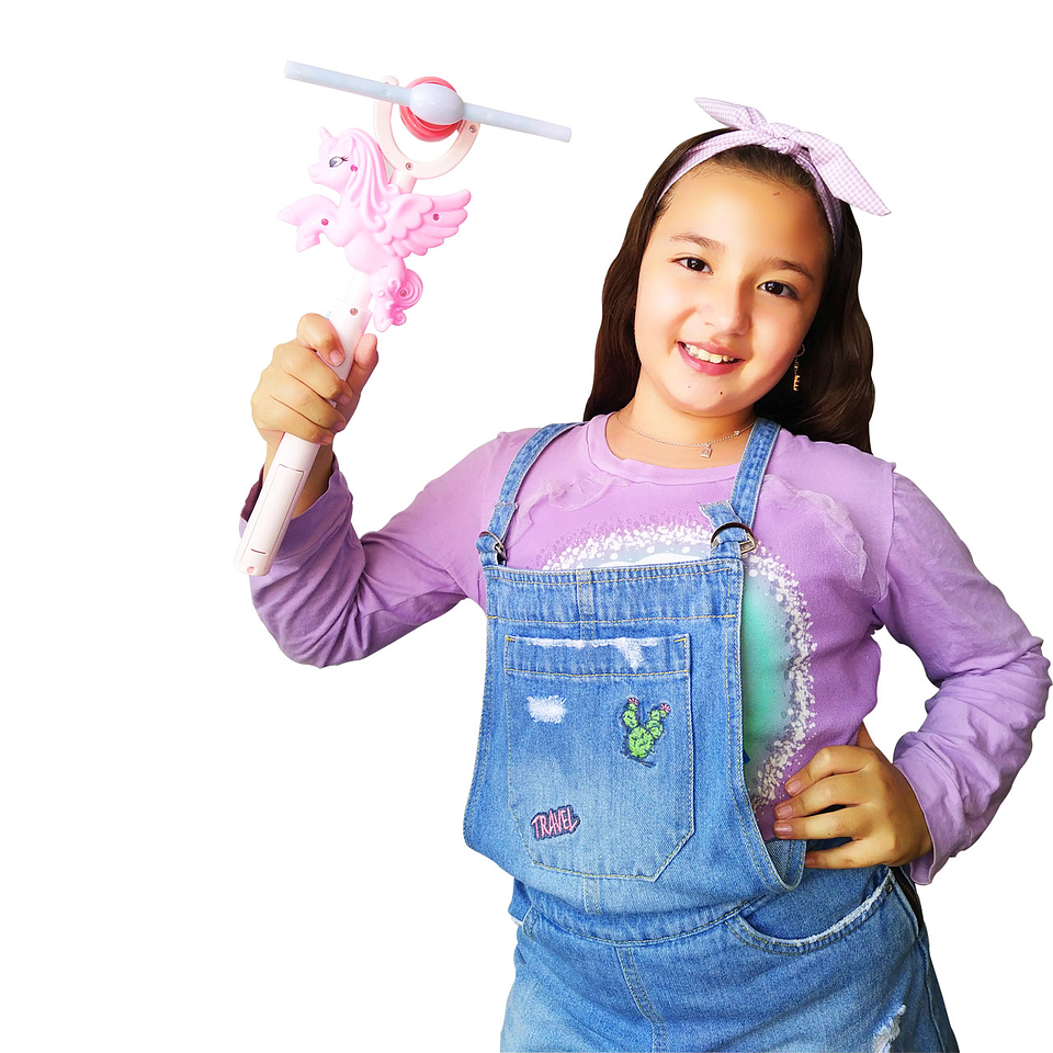 Unicornio Varita Juego Luces Juguetes Fiestas Didáctico 1