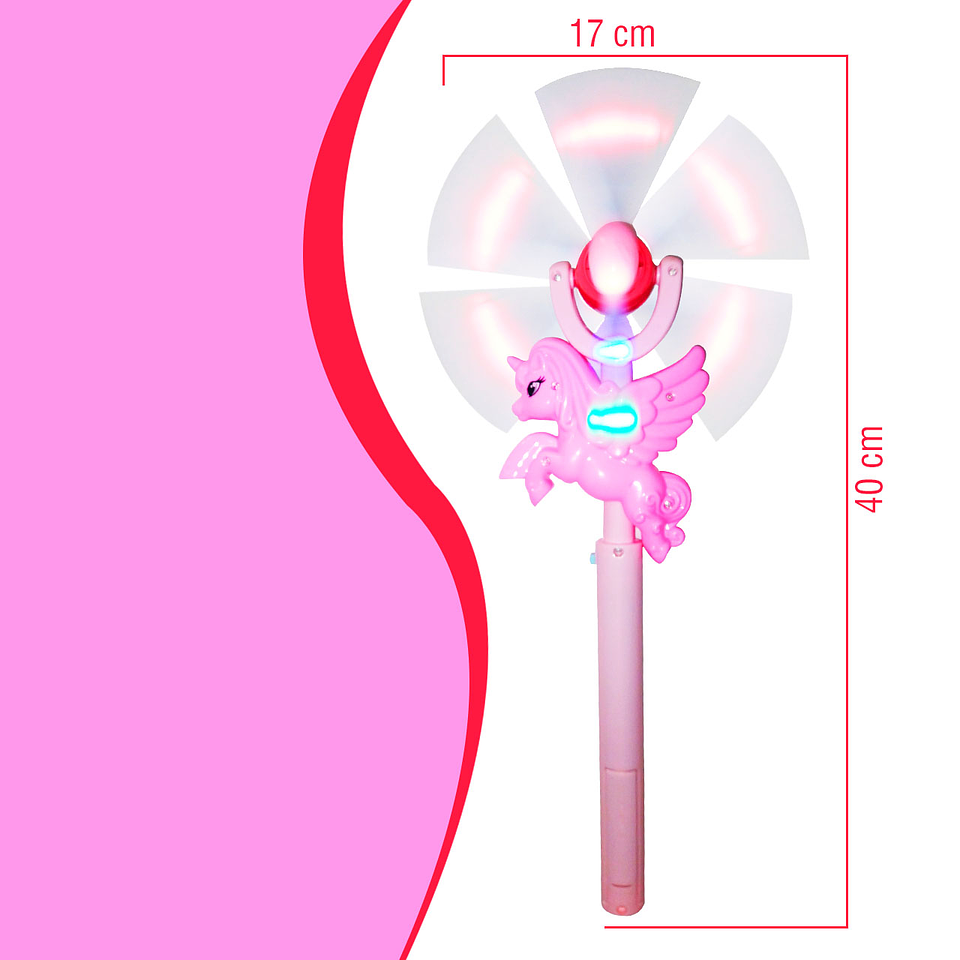 Unicornio Varita Juego Luces Juguetes Fiestas Didáctico 3