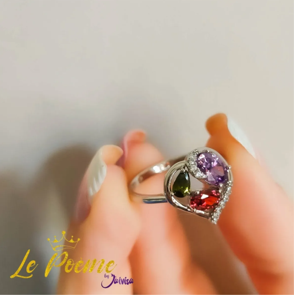 Joyería Fina Joya Accesorio Anillo Sortija Argolla Mujer DJAN756 2