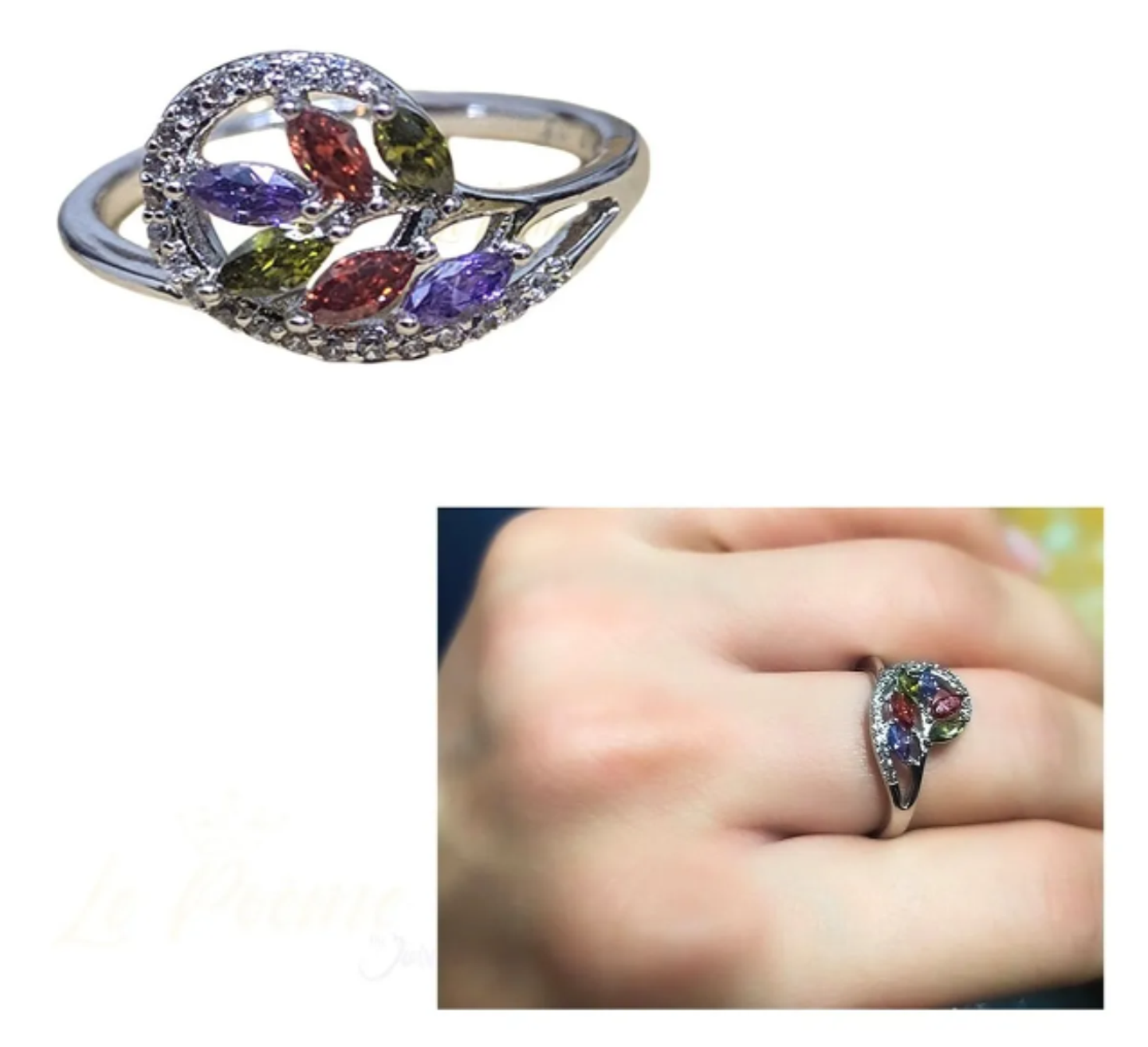 Joyería Fina Joya Accesorio Anillo Sortija Argolla Mujer DJAN28 TALLA6 1