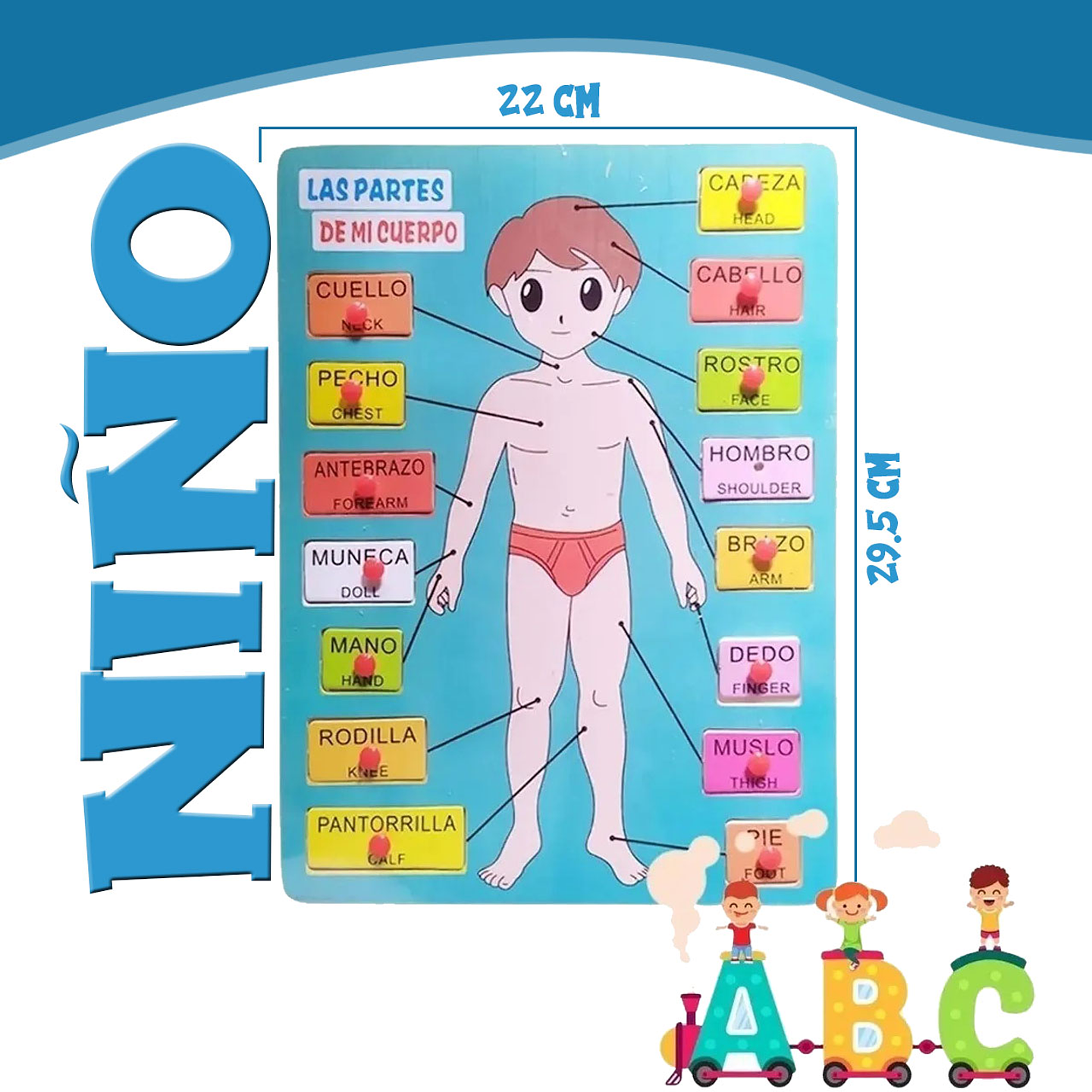 Rompecabezas  Aprendizaje Juguetes Juguetería Didáctico Niño Niña 2