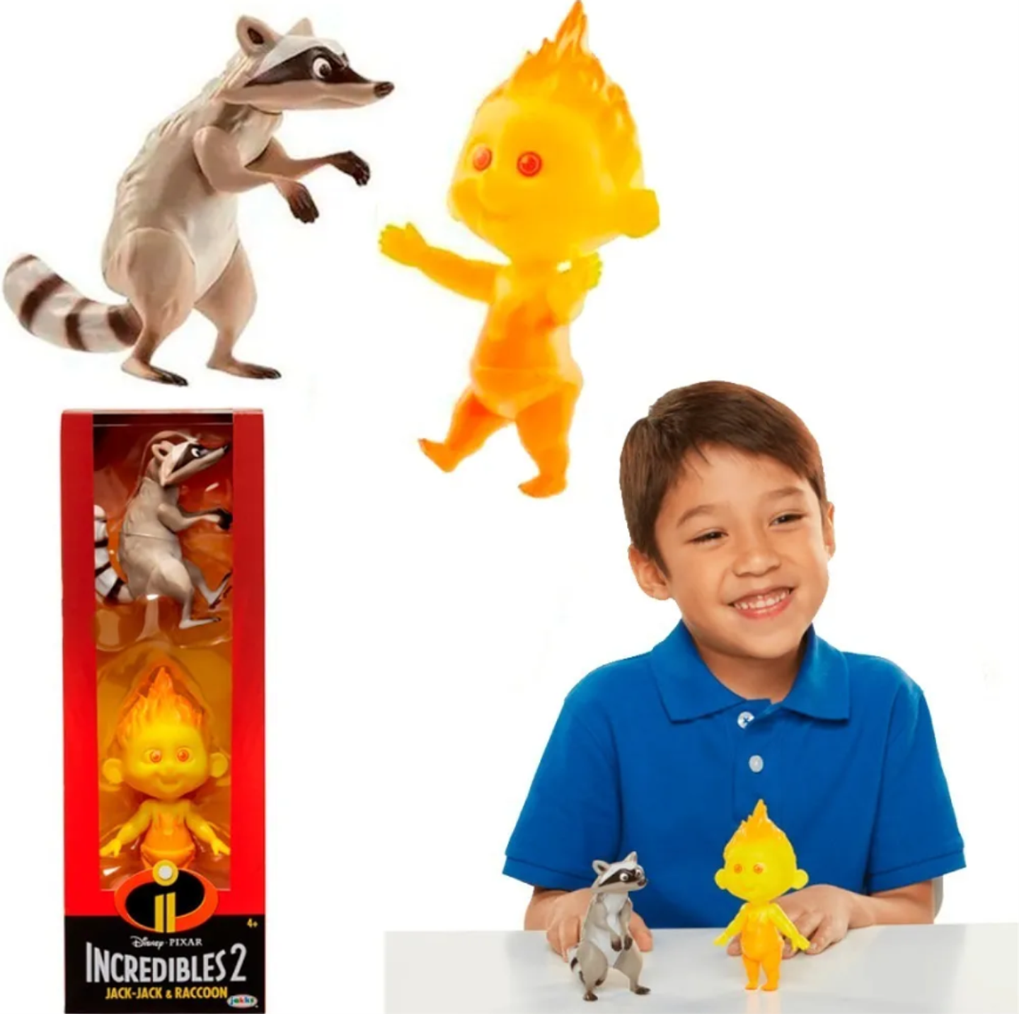 Jack Racoon Figuras Increíbles Juguete Juguetería Muñecos Original 1