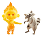 Jack Racoon Figuras Increíbles Juguete Juguetería Muñecos Original - Miniatura 2