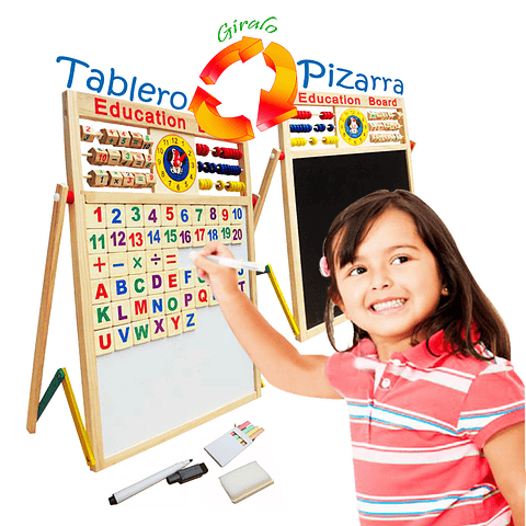 Tablero Juego Juguetes Didáctico Abecedario Magnético