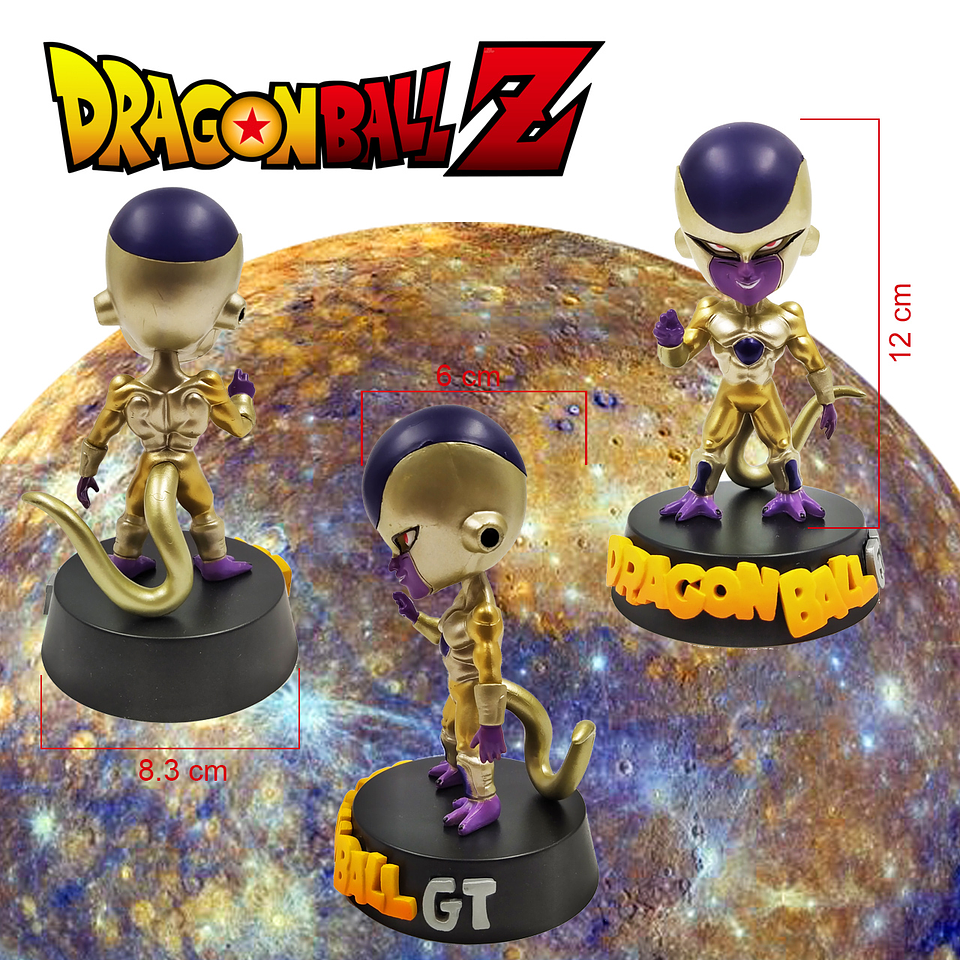Dragon Ball Z Golden Freezer Juguetes Colección Juguetería Figura Didáctico 3