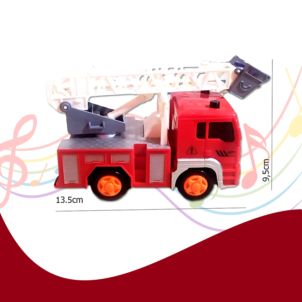 Carro Bombero Juguetes Jugueteria Juegos 3