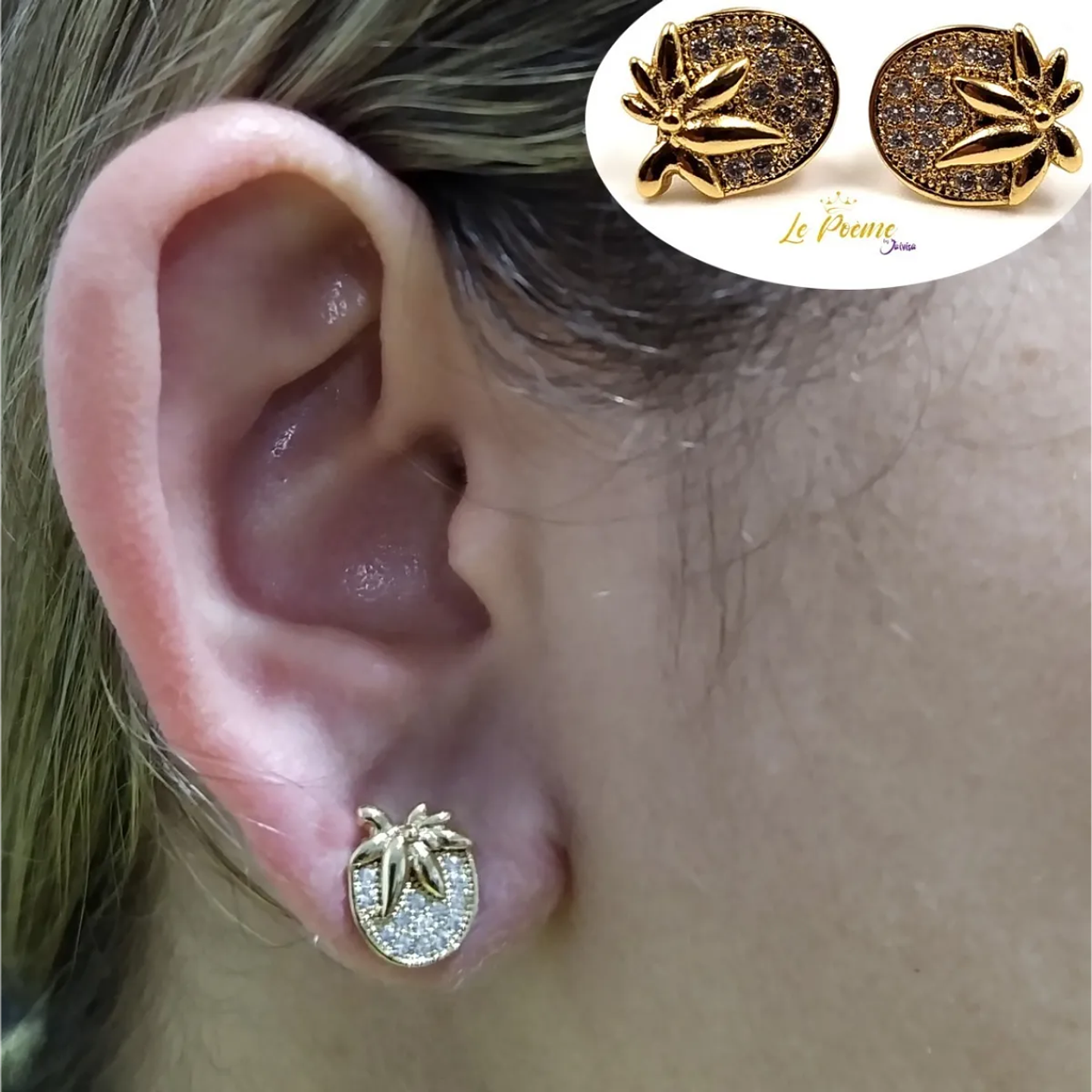 Joyería Mujer Joya Accesorio Pendiente Arete Zarcillo Areta DJA048 2