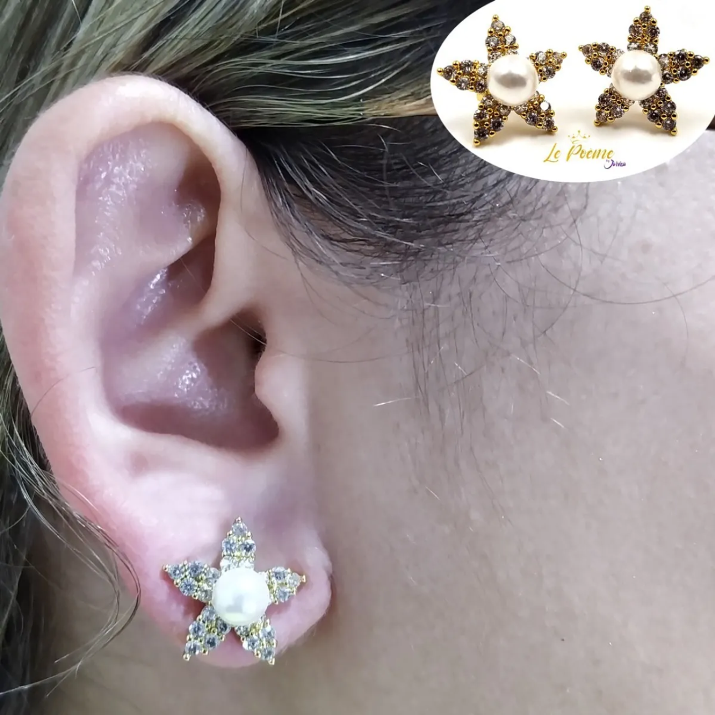 Joyería Mujer Joya Accesorio Pendiente Arete Zarcillo Areta DJA051 2