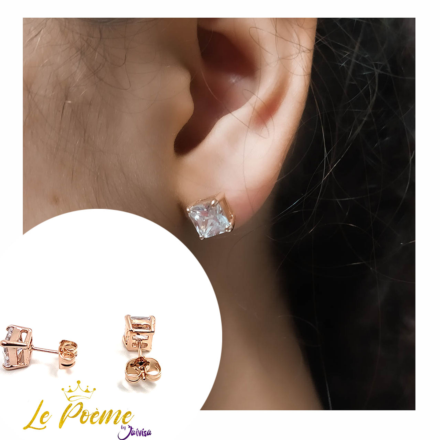 Joyería Mujer Joya Accesorio Pendiente Arete Zarcillo Areta DJA759 2