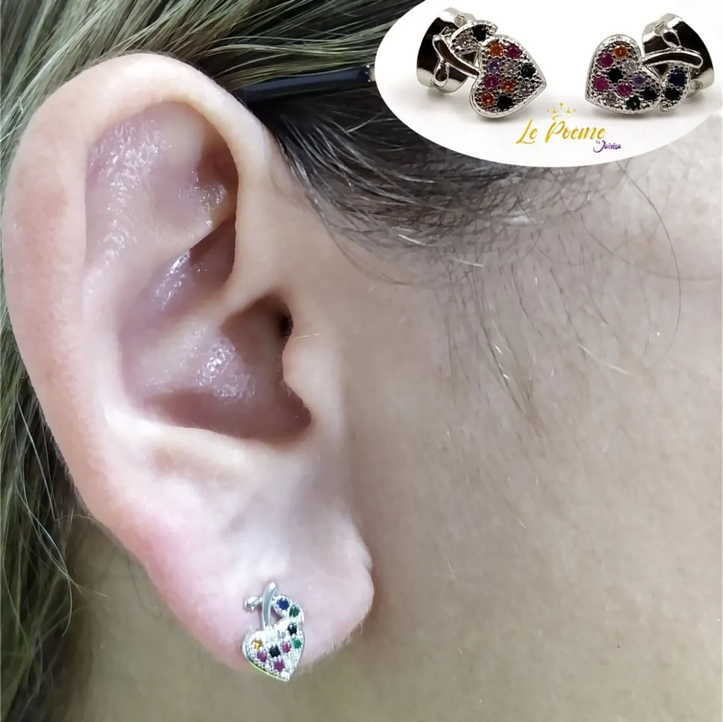 Joyería Mujer Joya Accesorio Pendiente Arete Zarcillo Areta DJA479 2