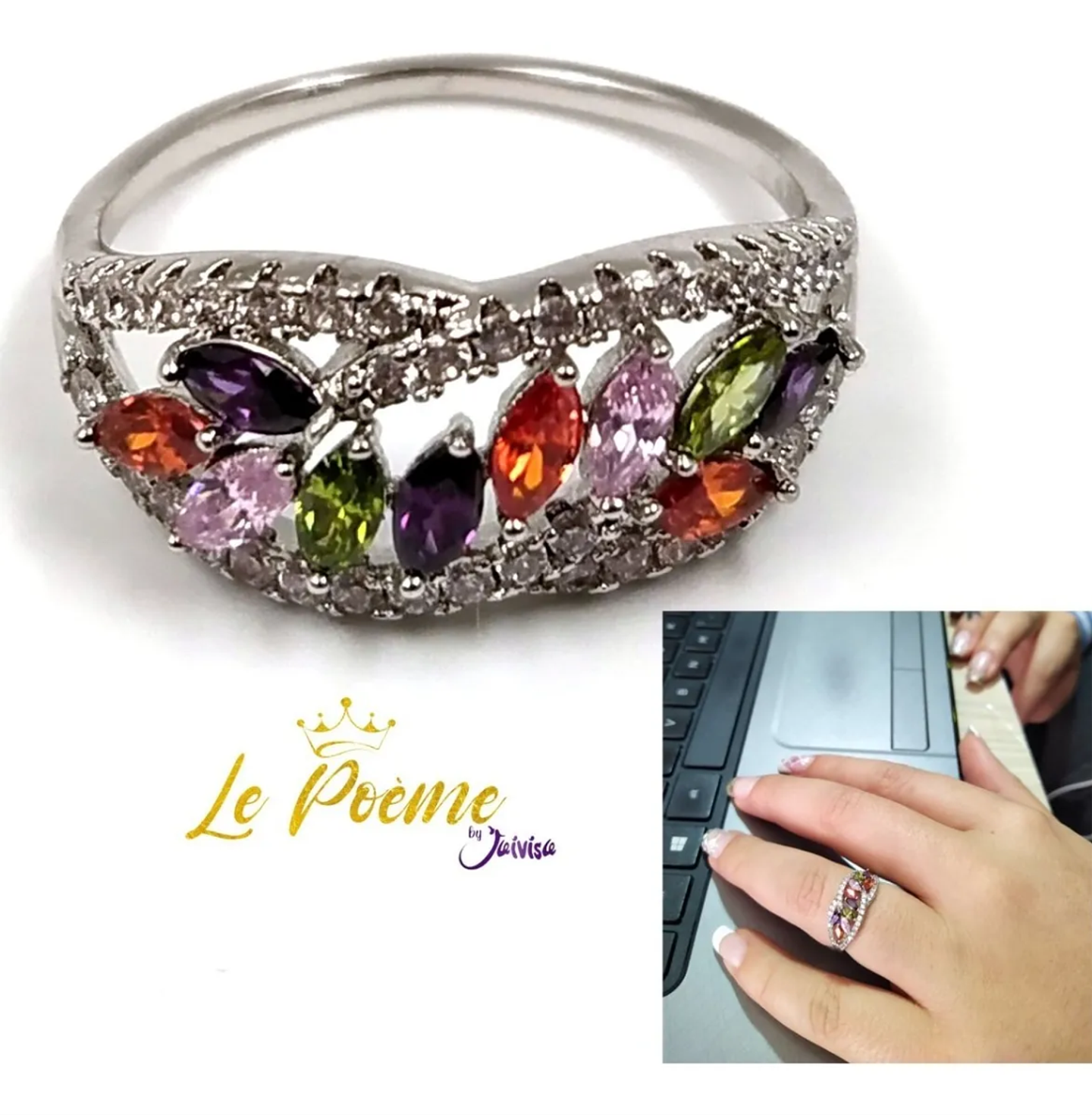 Joyería Fina Joya Accesorio Anillo Sortija Argolla Mujer DJAN24 1