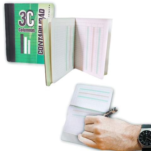 Cuaderno Contabilidad Mini Libreta Papelería pub