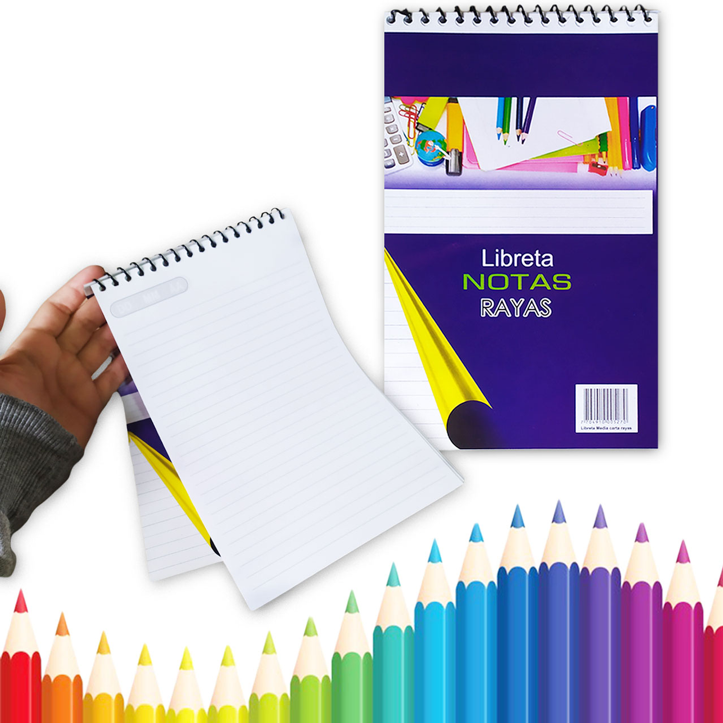 Cuaderno Libreta Apuntes Papeleria  1