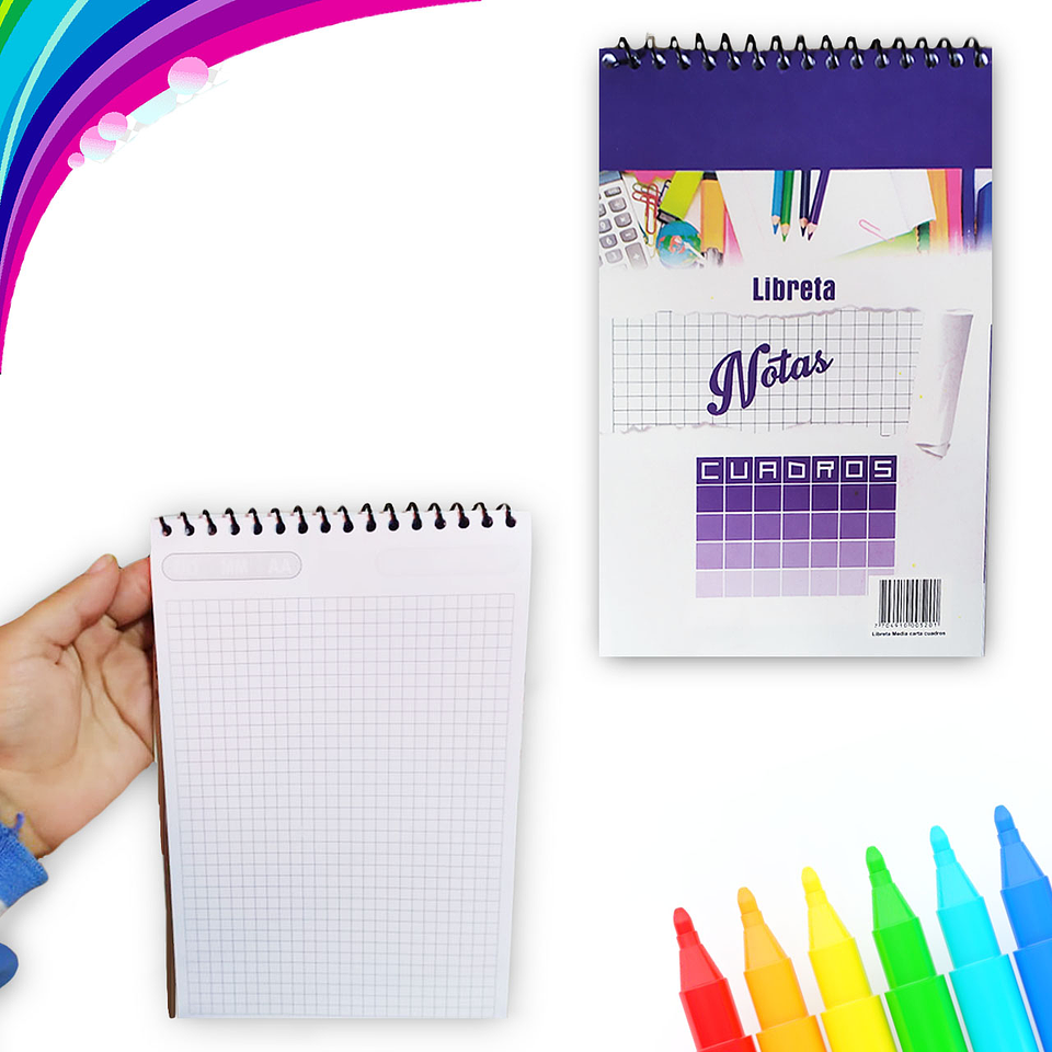 Cuaderno Libreta Apuntes Papelería  1