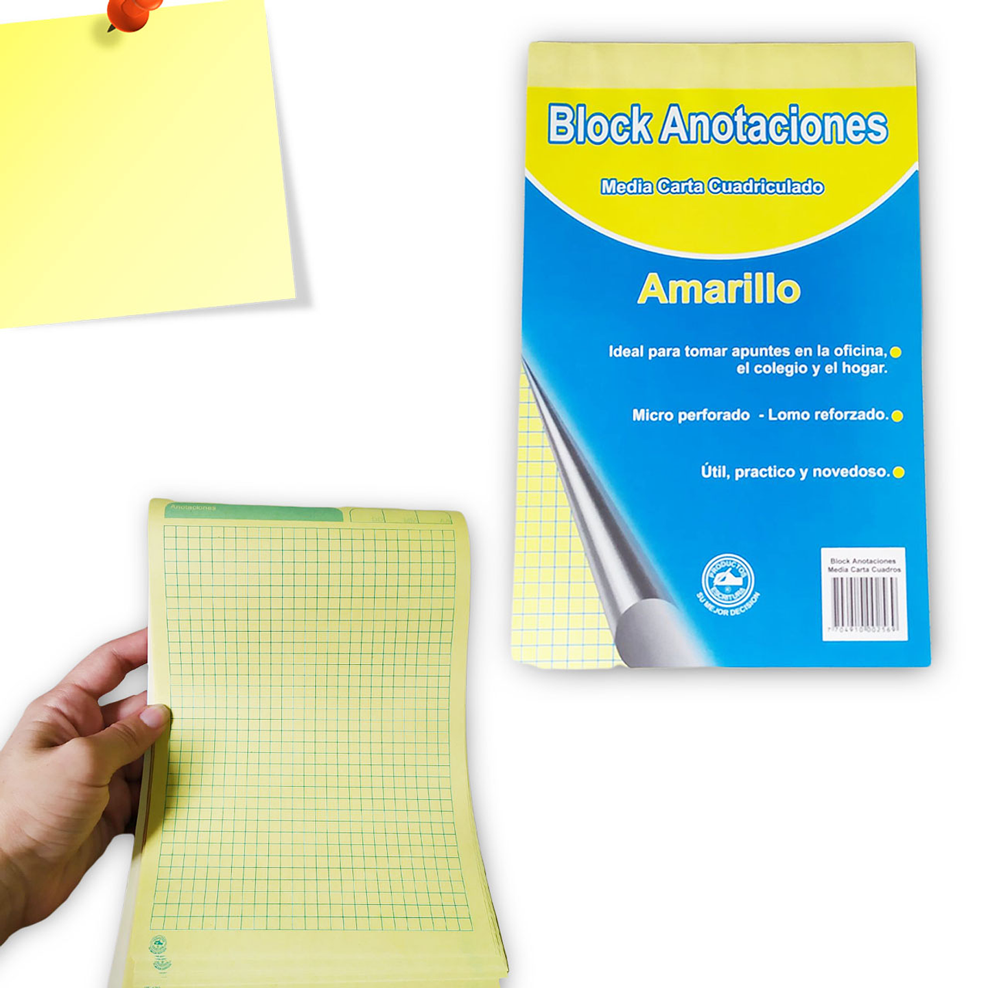 Cuaderno Libreta Apuntes Papeleria Cuadriculado 1
