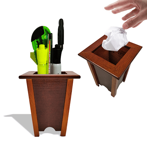 Papelera Porta Lapiceros Oficina Papelería Organizador