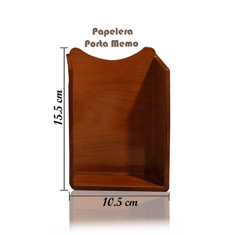 Papelera Porta Memo MDF Oficina Papelería Organizador