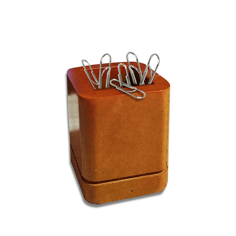 Porta Clips MDF Oficina Papelería Organizador Trabajo