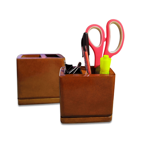 Porta Lapicero Clips Oficina Papelería Organizador