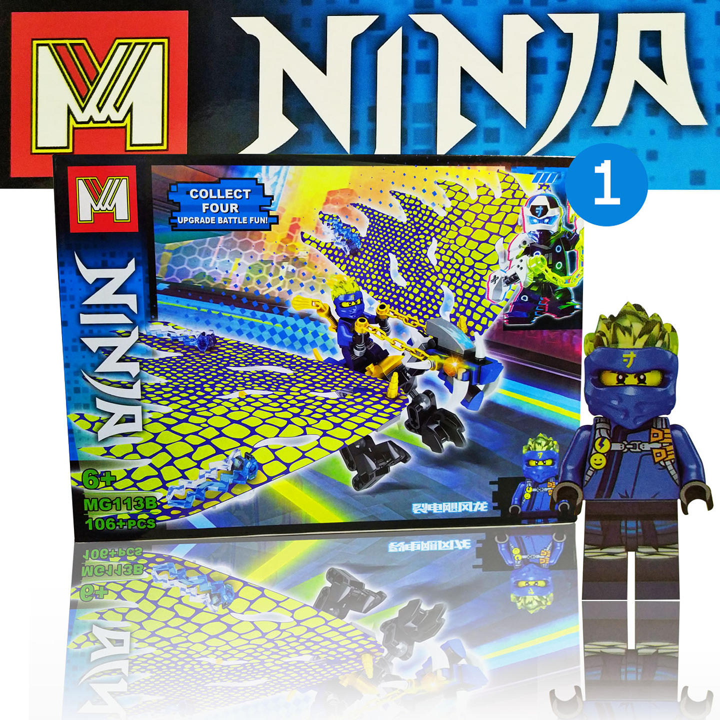 Ninja Dragón Blocks Armables Juguetes Didácticos Rompecabezas Juguetería 2