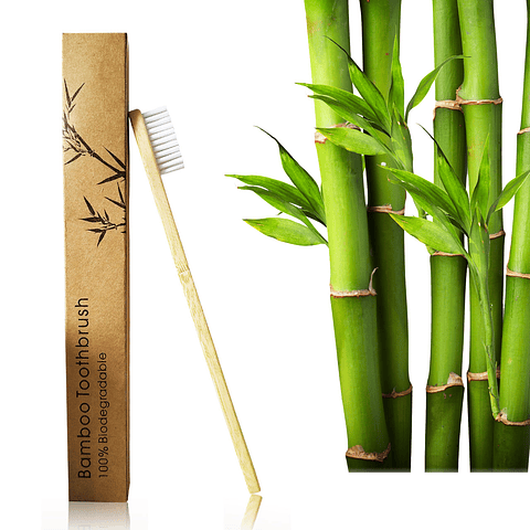Cepillos Dientes Bamboo X6 Biodegradable Higiene Oral 