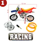 Moto Cross Armar Juguete Didáctico Juguetería Niños - Miniatura 3