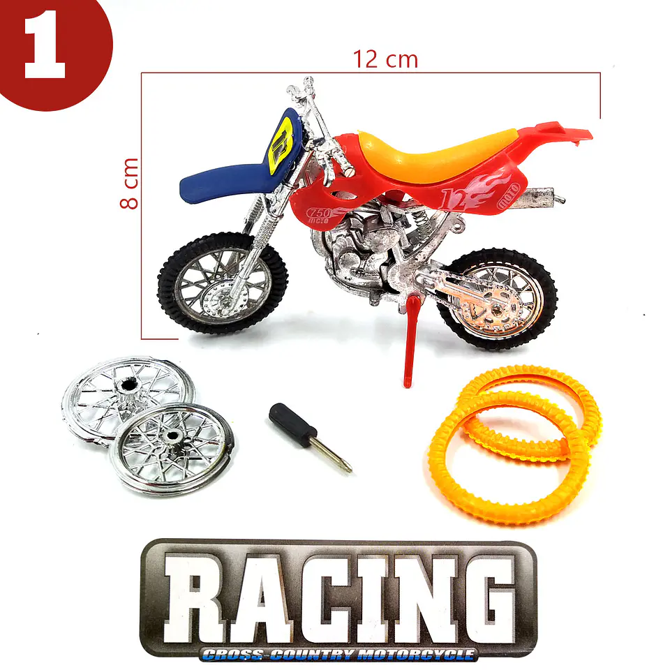 Moto Cross Armar Juguete Didáctico Juguetería Niños 3