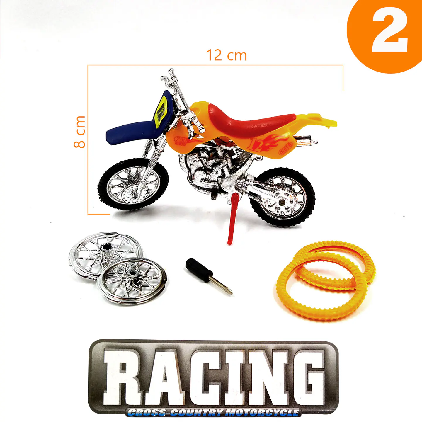 Moto Cross Armar Juguete Didáctico Juguetería Niños 4