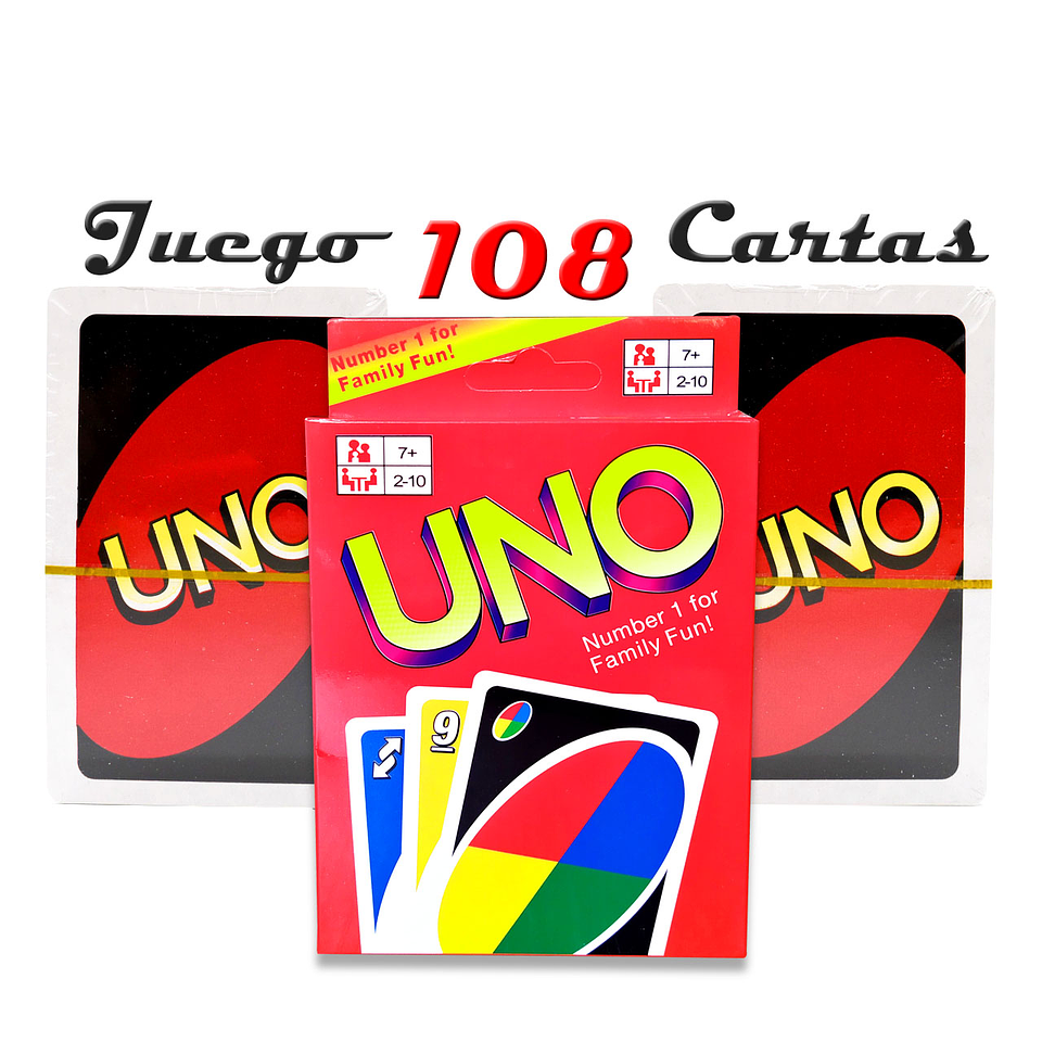 Cartas Uno Juego Mesa Interactivo Juguete Juguetería Familia 2
