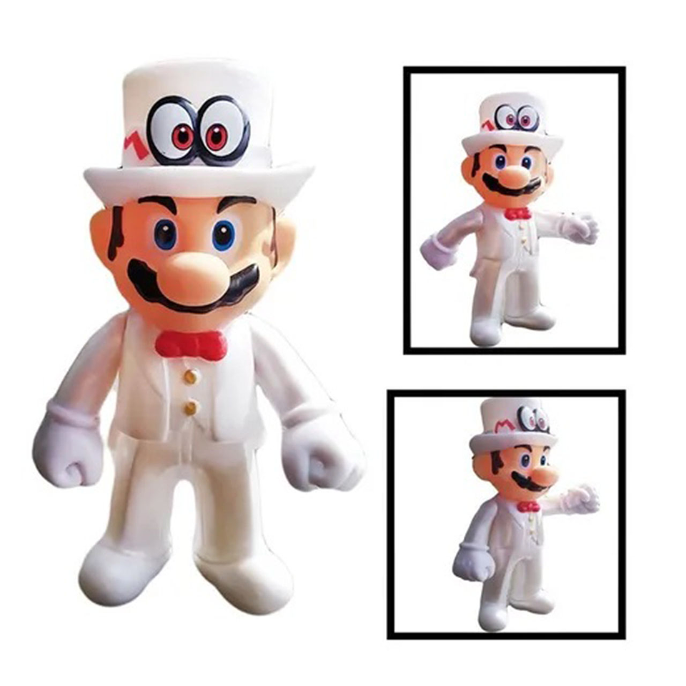 Figura Mario Bros Colección Mario Boda Juguetes Figuras 2