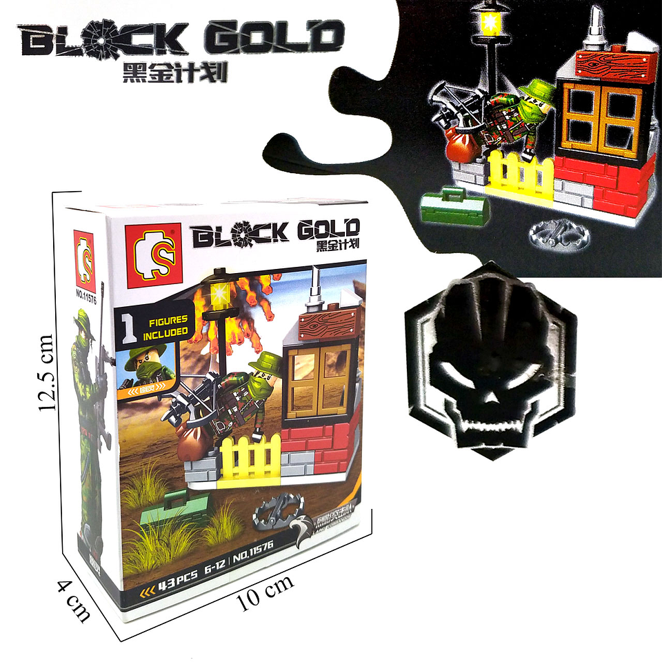 Soldados Armables figura Militar Bloques Didácticos Niños 4