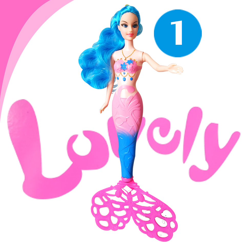 Muñeca Sirena Burbuja Juguetes Juguetería Juegos 4