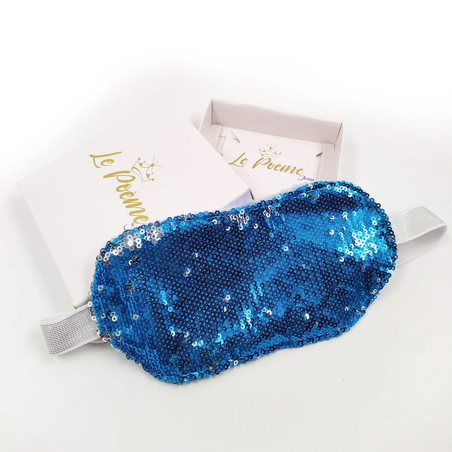 Cubre Ojos Lentejuelas Antifaz Descanso Dormir Relajante  2