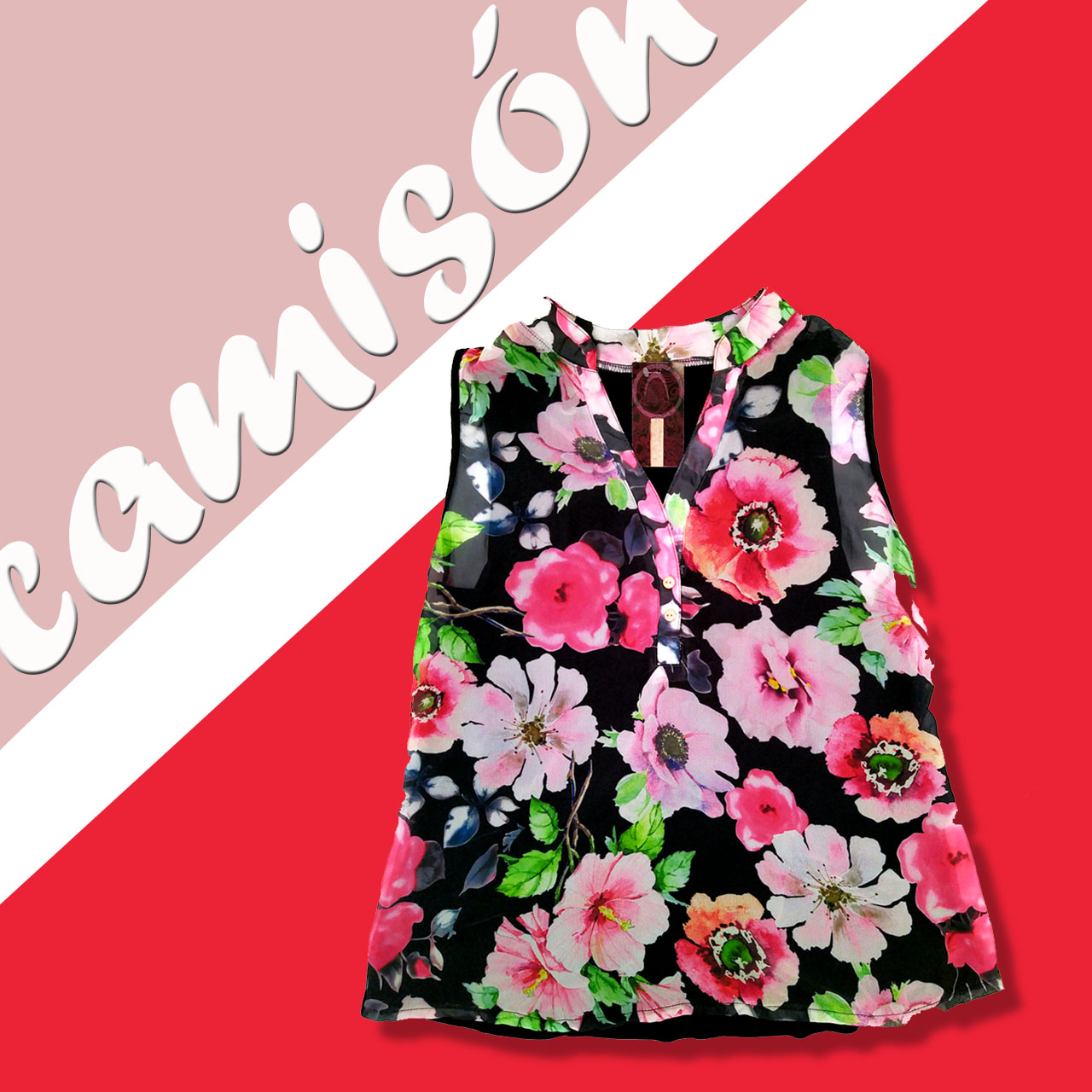 Blusón Dama Flores Ropa Femenina Camisón Mujer Accesorio
