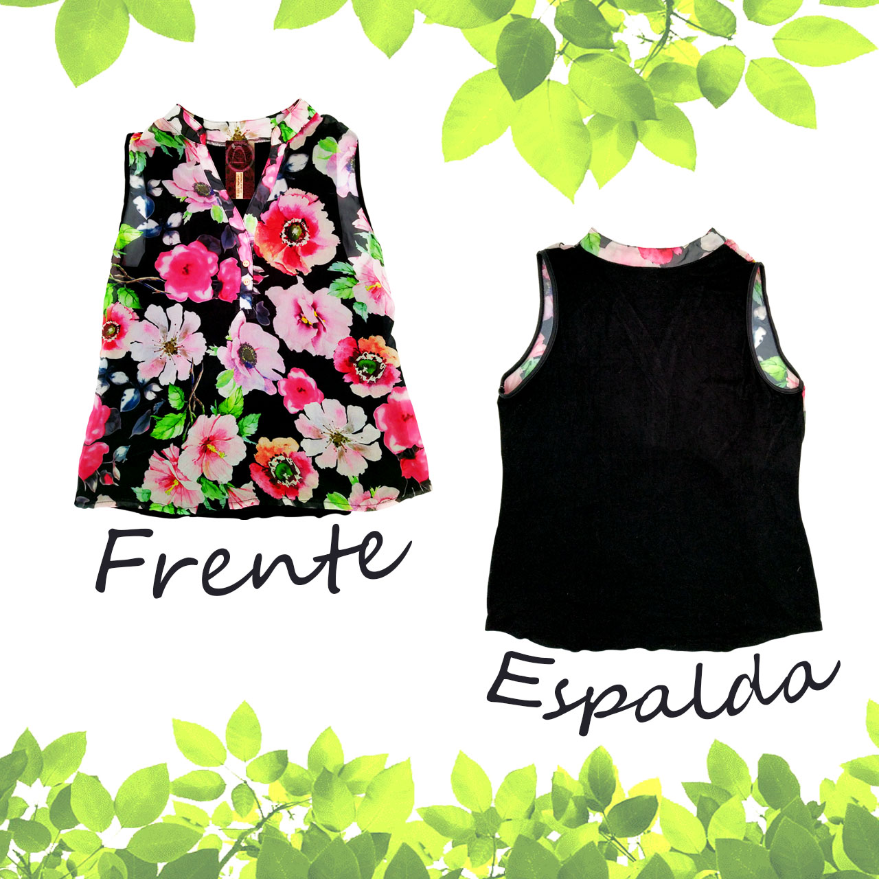 Blusón Dama Flores Ropa Femenina Camisón Mujer Accesorio