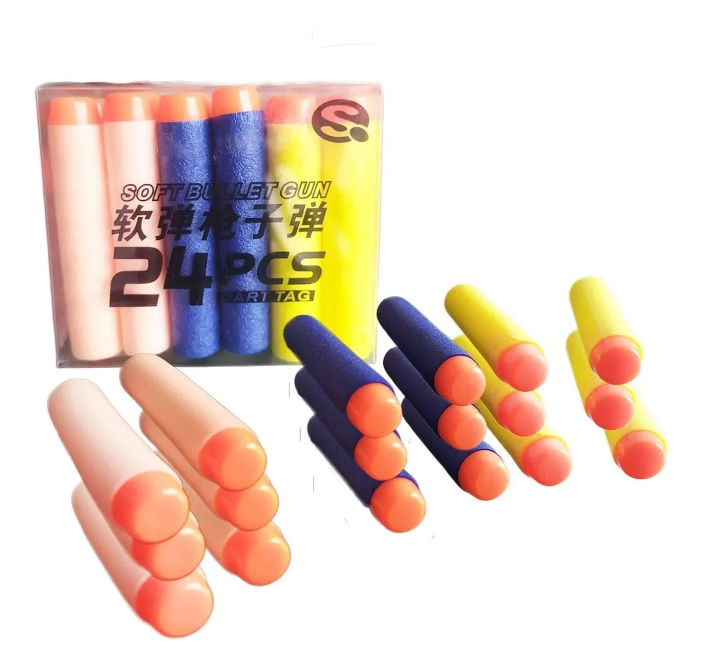Dardos Espuma Lanzadores Juguete Repuesto Set X24 Juguetería 1