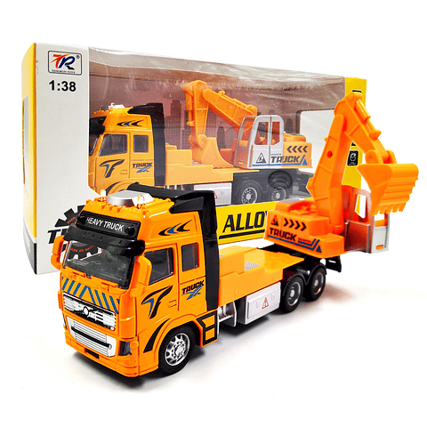 Carro Grua Construcción Juguetes Vehículo Truck Juguetería Retroexcavadora