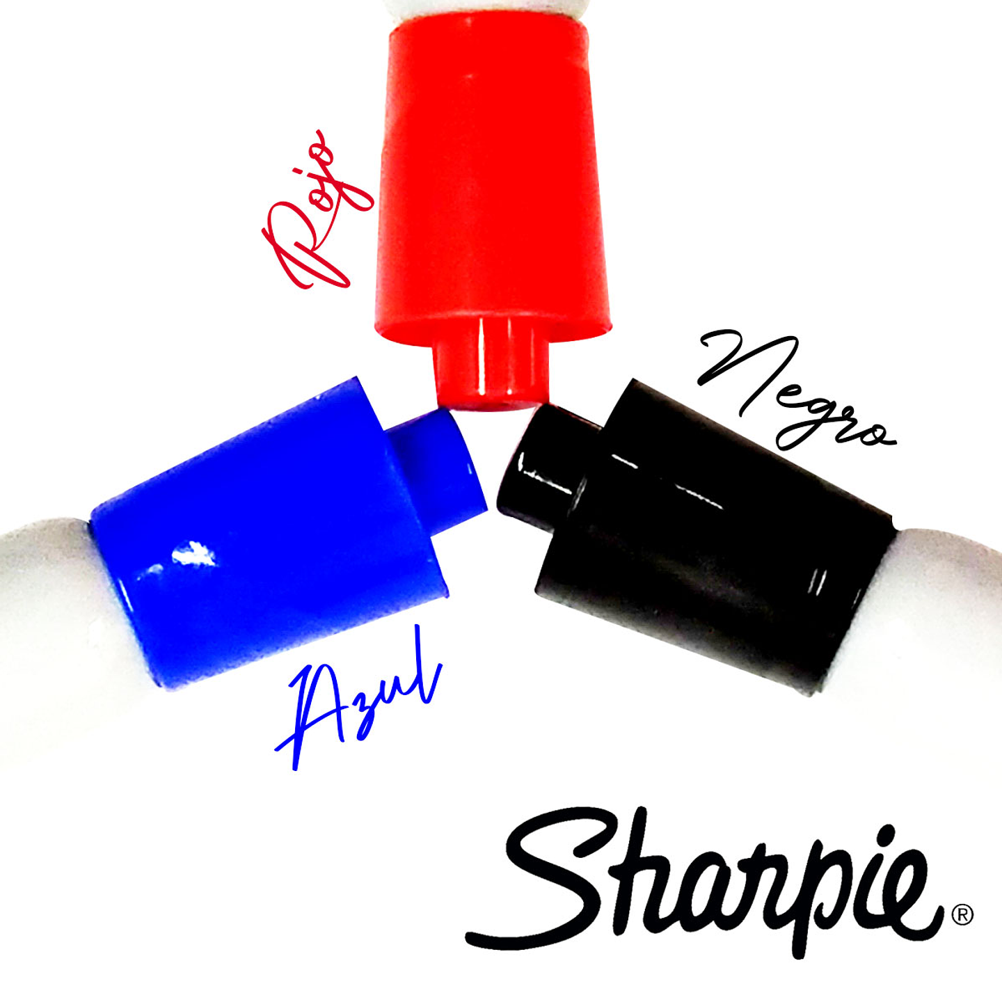 Marcador Permanente Sharpie Set x3 Papelería Oficina Escolar Arte 3