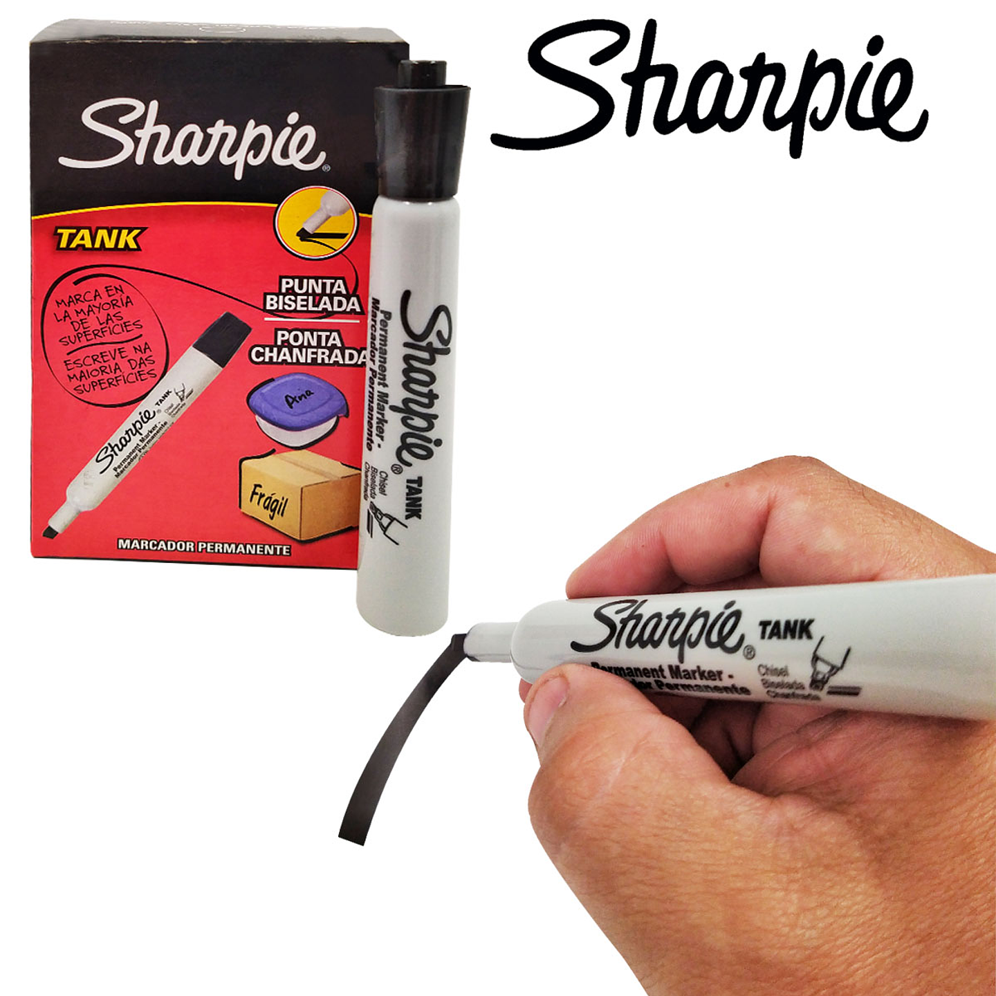 Marcador Permanente Sharpie Set x3 Papelería Oficina Escolar Arte 4