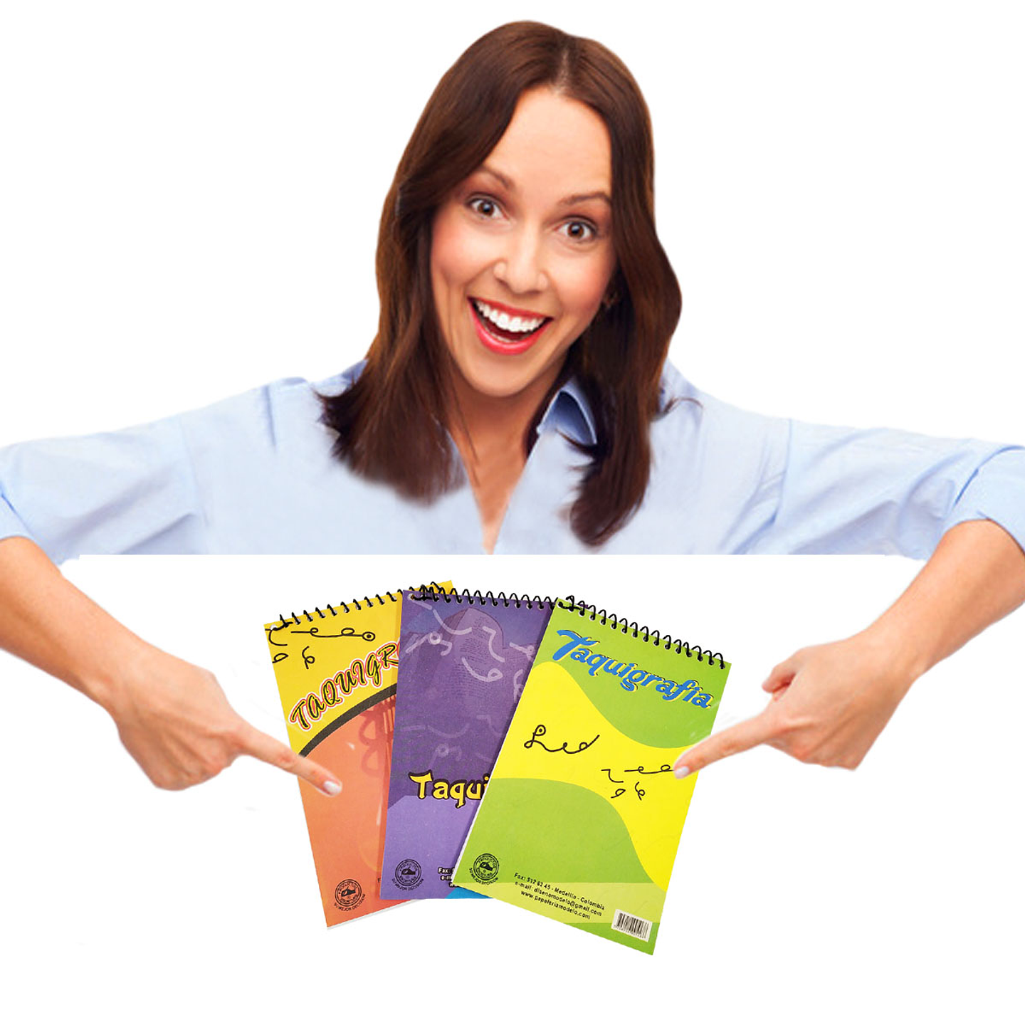 Cuaderno Taquigrafía Libreta Papelería Argollado Escolar 1