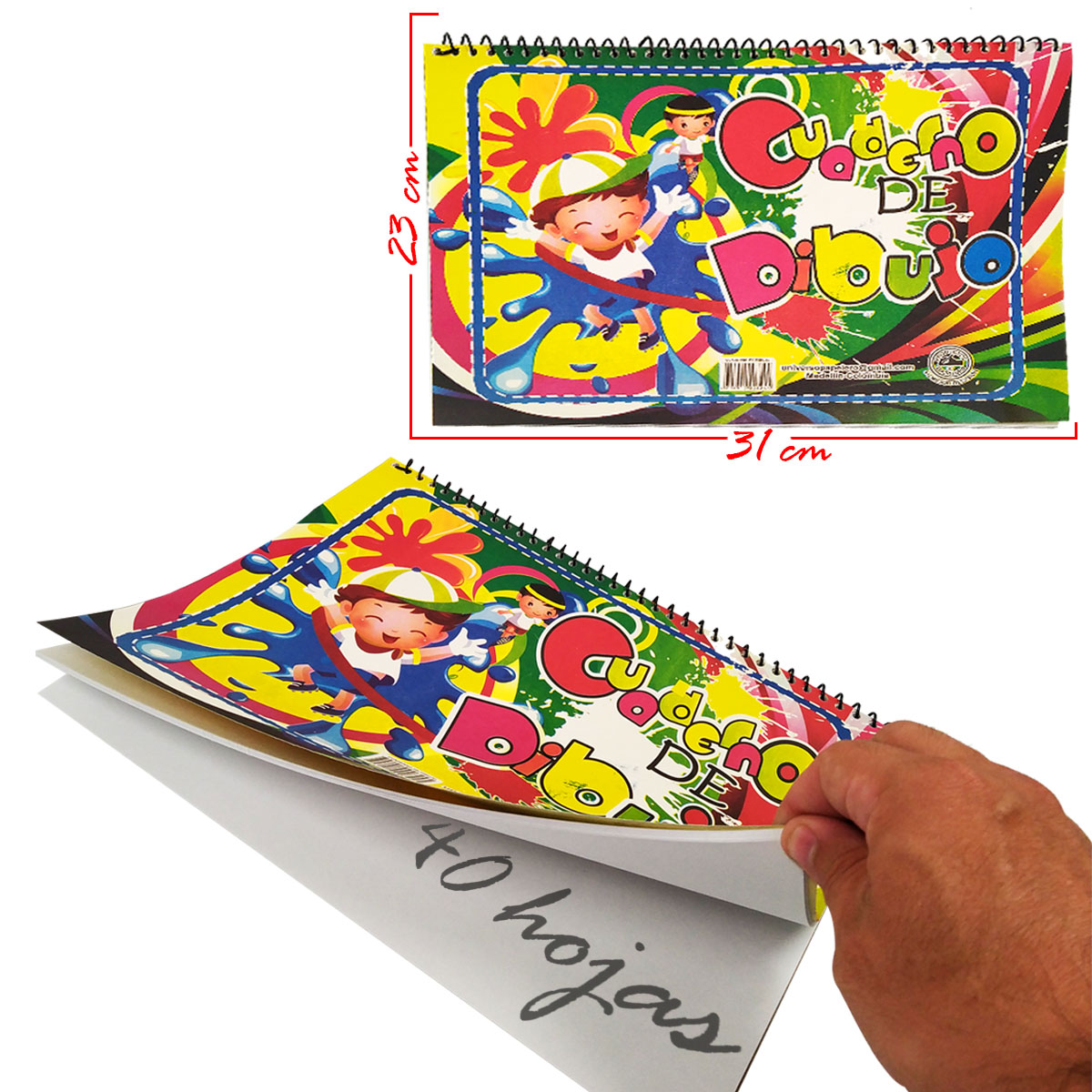 Bloc Dibujo A4 con Margen: Block con Margen para Niños y Adultos para  Dibujar y Pintar Cuaderno con 100 Hojas Blancas dina 4 para Manualidades  (Spanish Edition): Artística, Aula de Creación: 