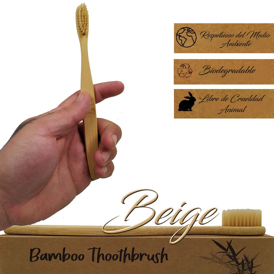 Cepillo Dientes Bamboo Biodegradable Higiene Personal  7