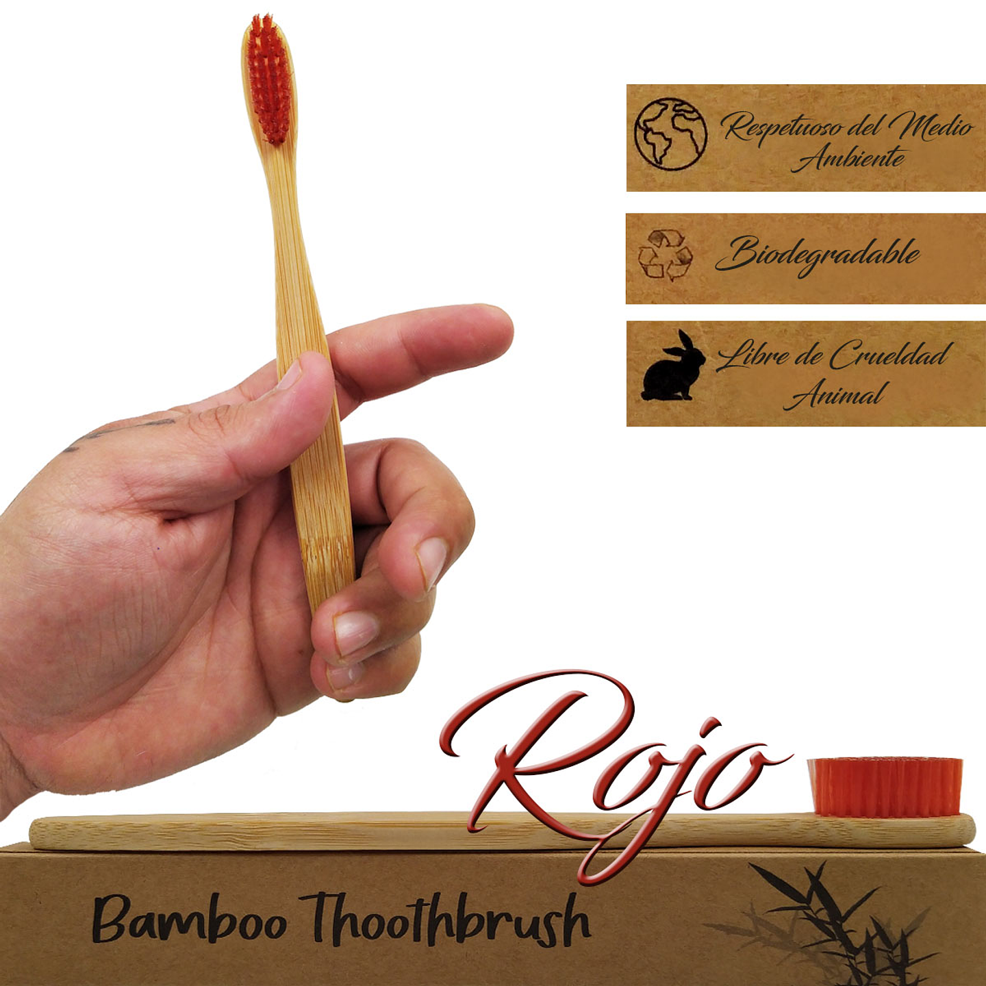 Cepillo Dientes Bamboo Biodegradable Higiene Personal  10