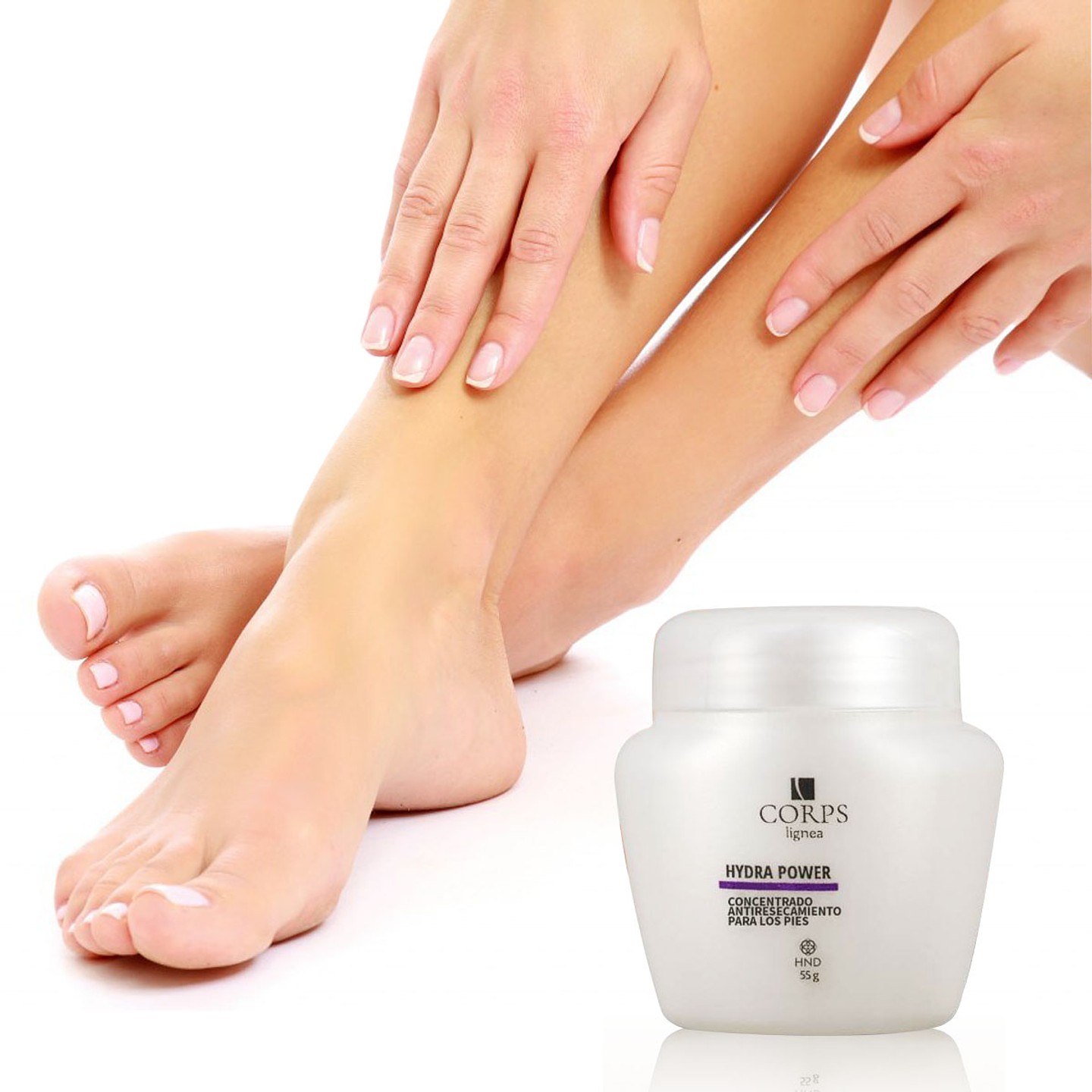 Crema Para Pies Hinode HND Hydra Power Antiresecamiento Hidratación Mujeres 1